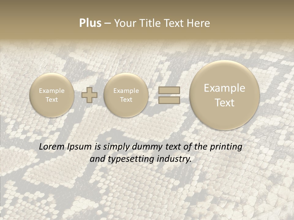 Abstract Pricey Reptile PowerPoint Template