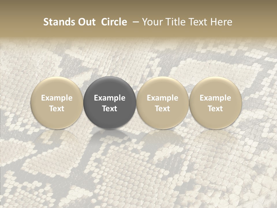 Abstract Pricey Reptile PowerPoint Template