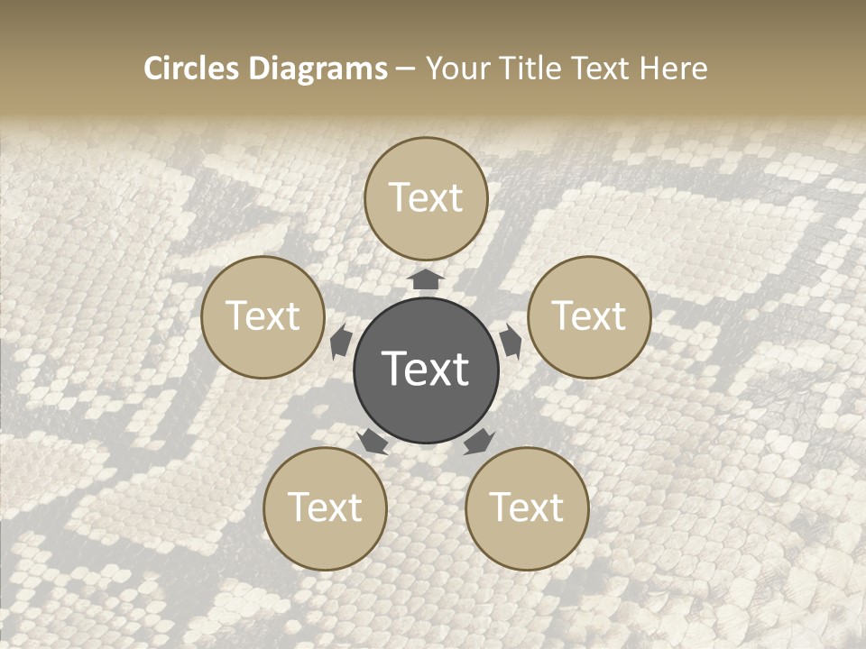 Abstract Pricey Reptile PowerPoint Template