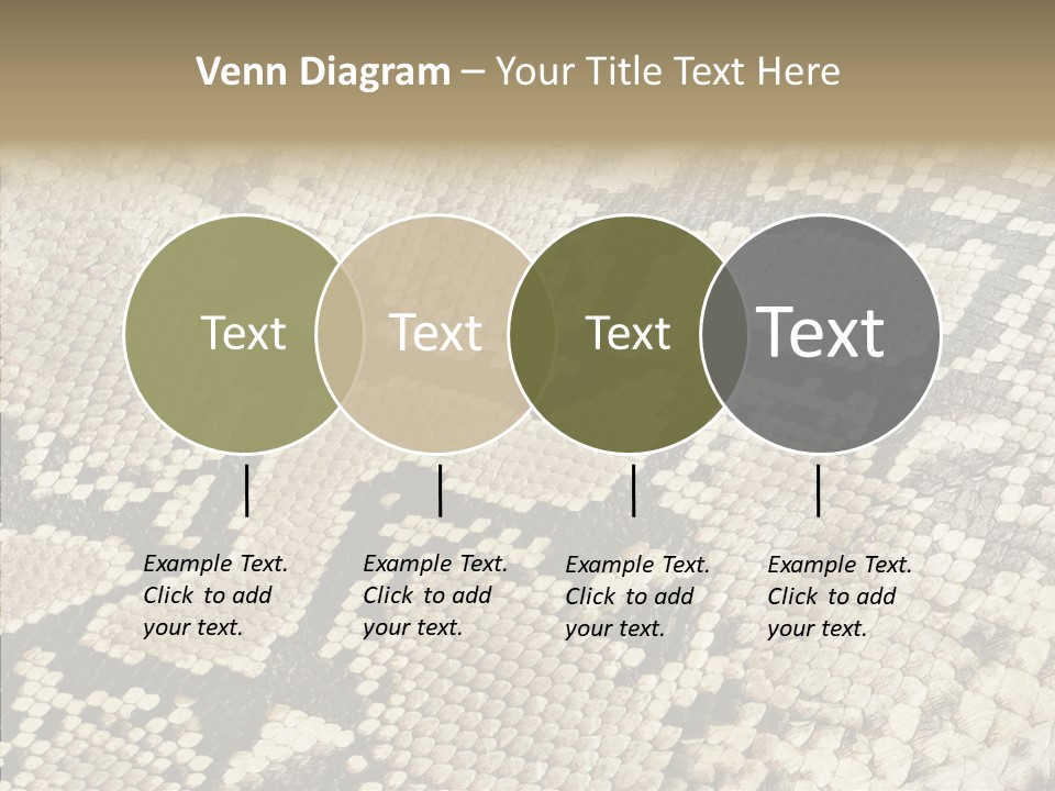 Abstract Pricey Reptile PowerPoint Template