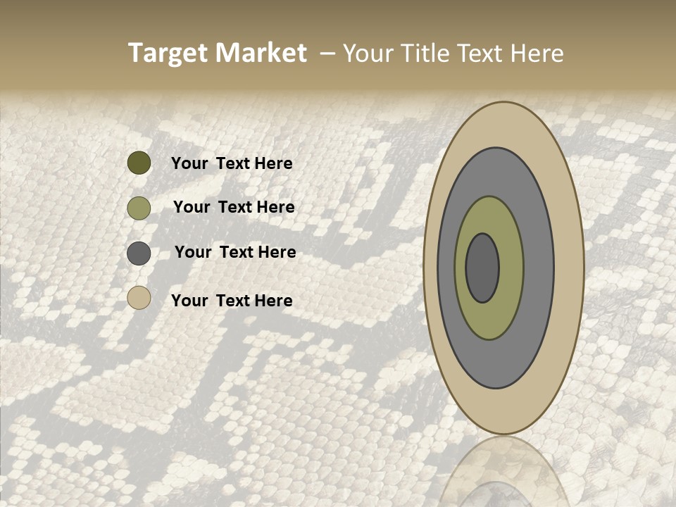 Abstract Pricey Reptile PowerPoint Template