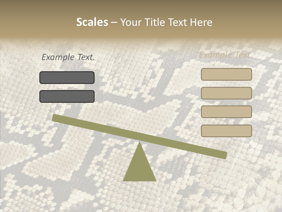 Abstract Pricey Reptile PowerPoint Template