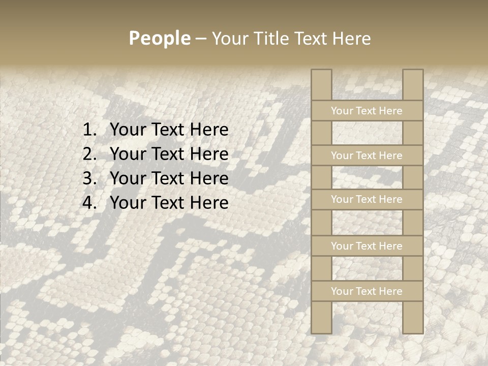 Abstract Pricey Reptile PowerPoint Template