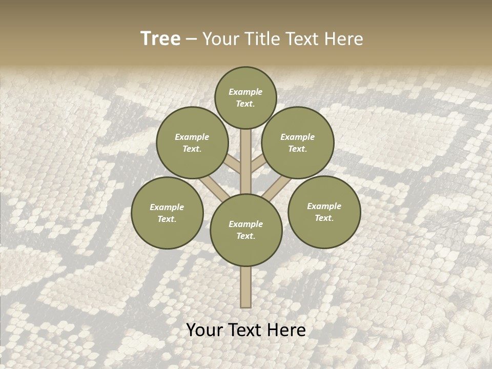 Abstract Pricey Reptile PowerPoint Template