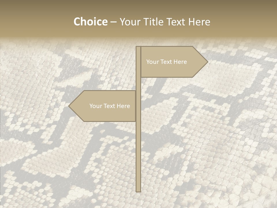 Abstract Pricey Reptile PowerPoint Template