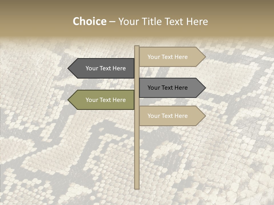 Abstract Pricey Reptile PowerPoint Template