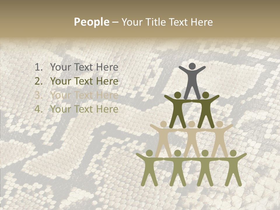 Abstract Pricey Reptile PowerPoint Template