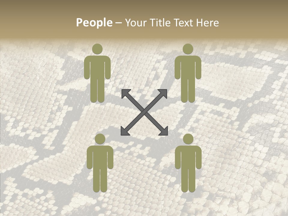 Abstract Pricey Reptile PowerPoint Template