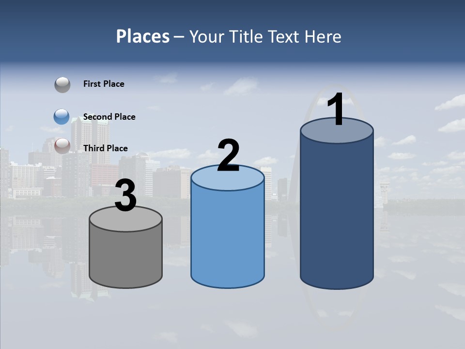 Reflection Commercial District PowerPoint Template