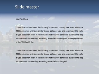 Reflection Commercial District PowerPoint Template