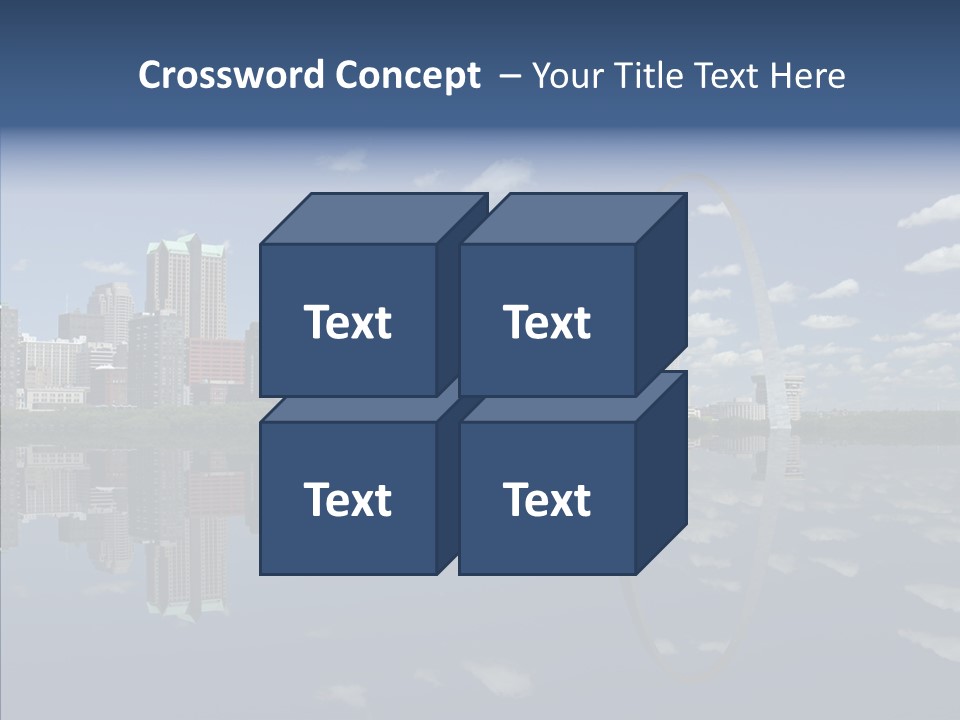 Reflection Commercial District PowerPoint Template