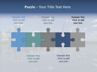 Reflection Commercial District PowerPoint Template