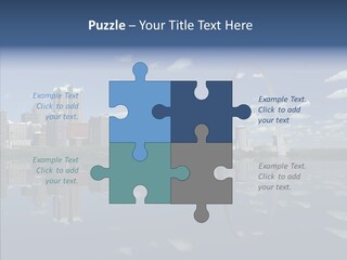 Reflection Commercial District PowerPoint Template