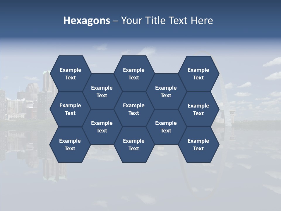 Reflection Commercial District PowerPoint Template