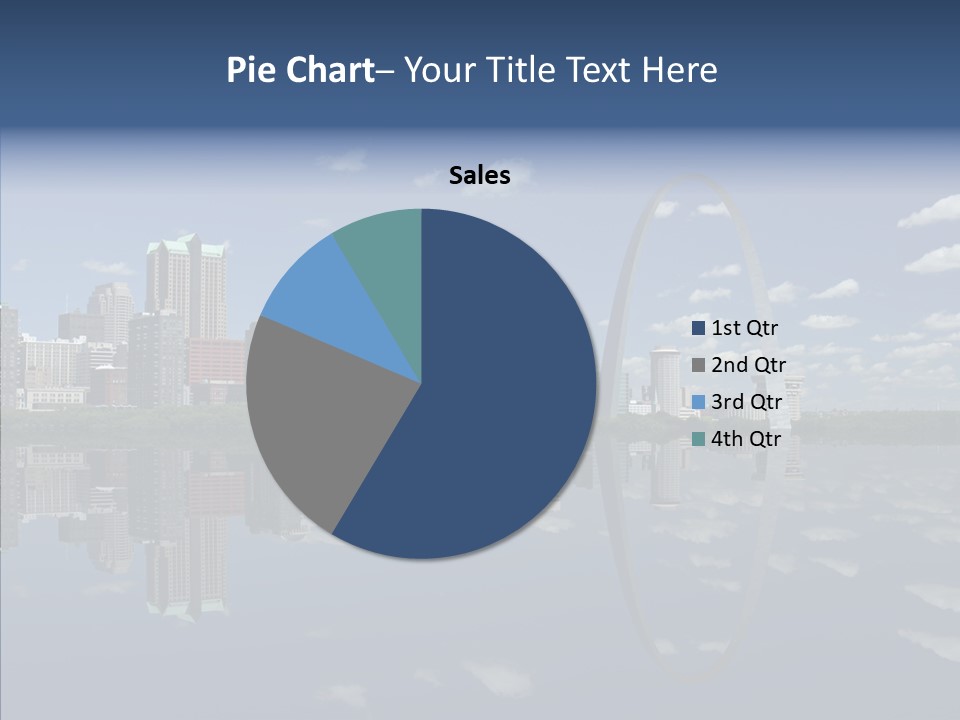 Reflection Commercial District PowerPoint Template