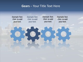 Reflection Commercial District PowerPoint Template