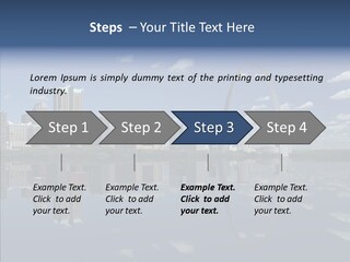 Reflection Commercial District PowerPoint Template