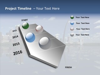 Reflection Commercial District PowerPoint Template
