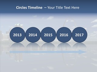 Reflection Commercial District PowerPoint Template