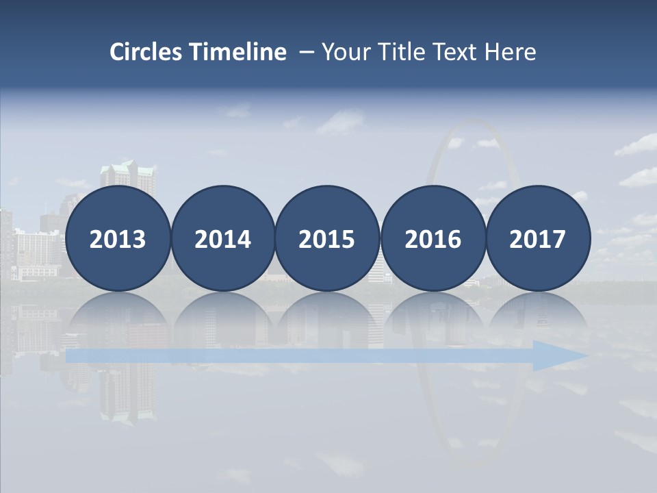 Reflection Commercial District PowerPoint Template