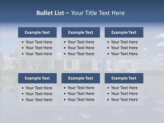 Reflection Commercial District PowerPoint Template
