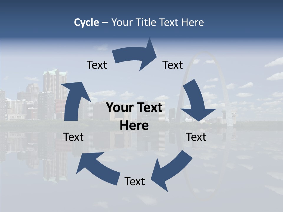 Reflection Commercial District PowerPoint Template