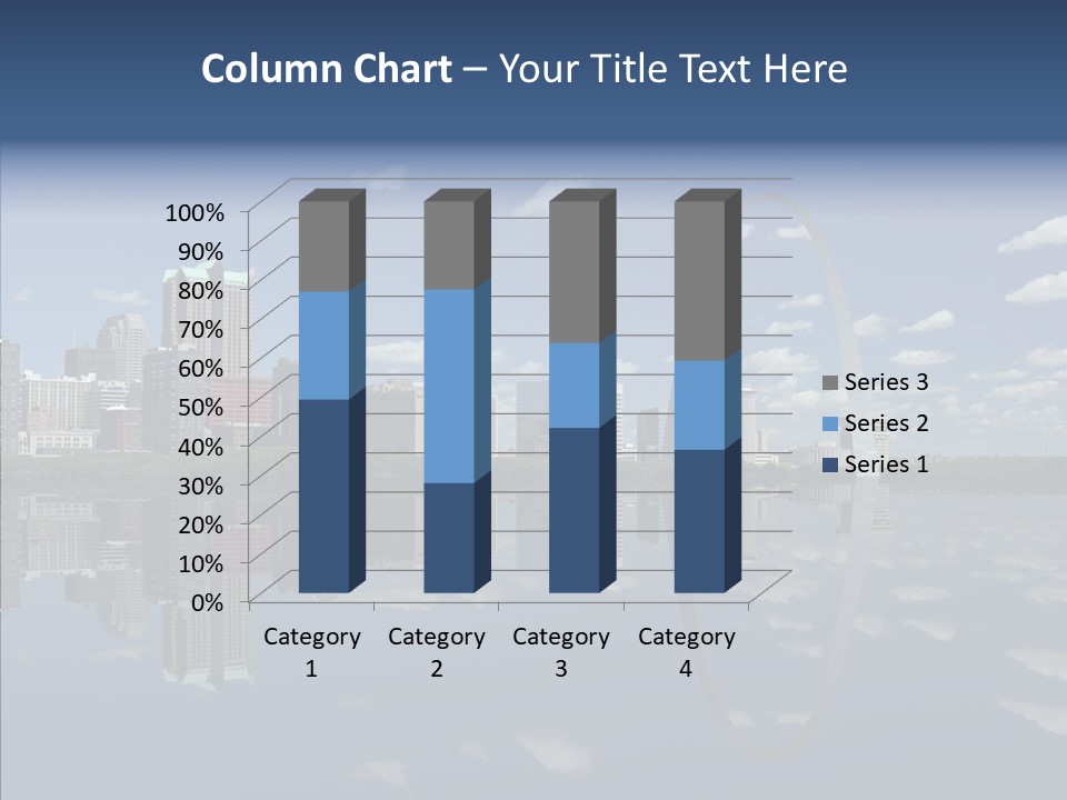 Reflection Commercial District PowerPoint Template