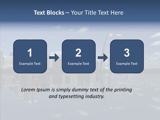 Reflection Commercial District PowerPoint Template