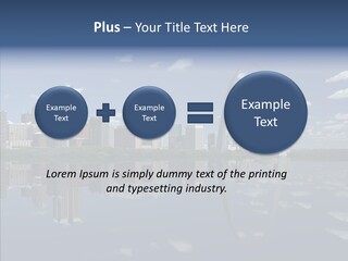 Reflection Commercial District PowerPoint Template