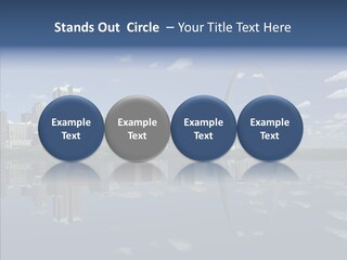 Reflection Commercial District PowerPoint Template