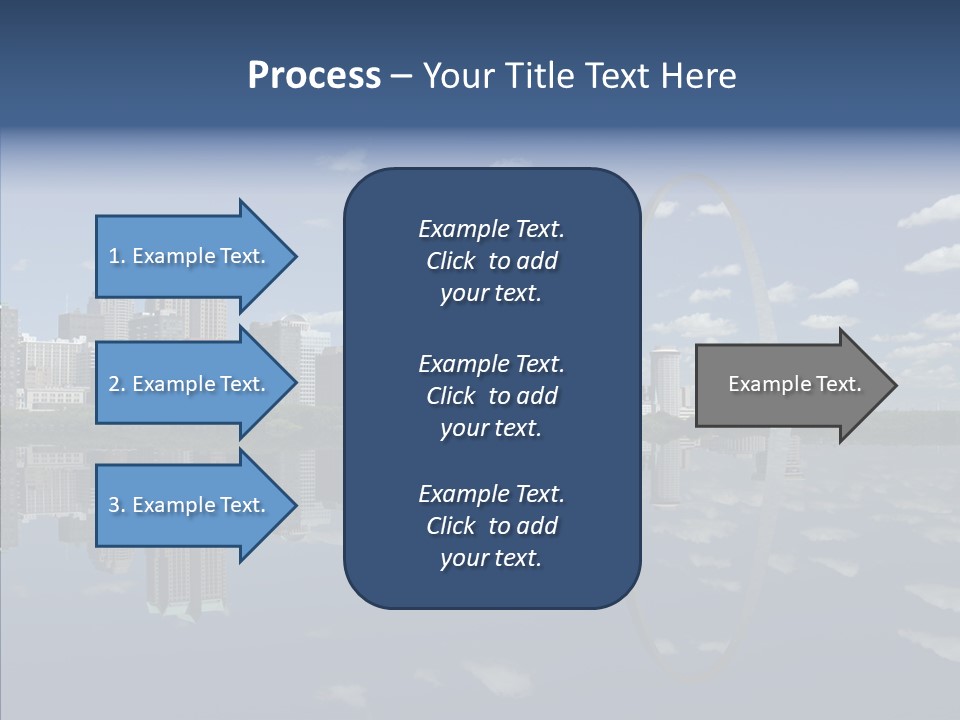 Reflection Commercial District PowerPoint Template