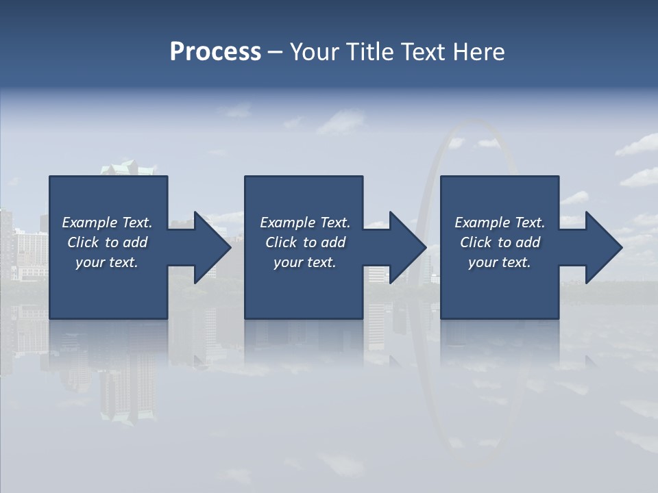 Reflection Commercial District PowerPoint Template