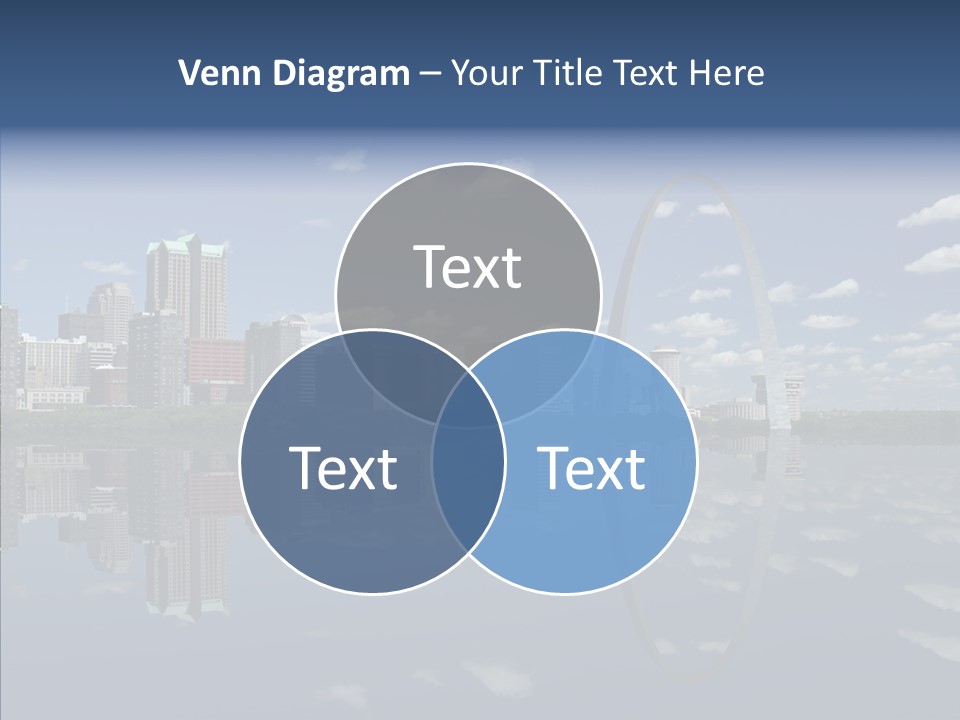 Reflection Commercial District PowerPoint Template