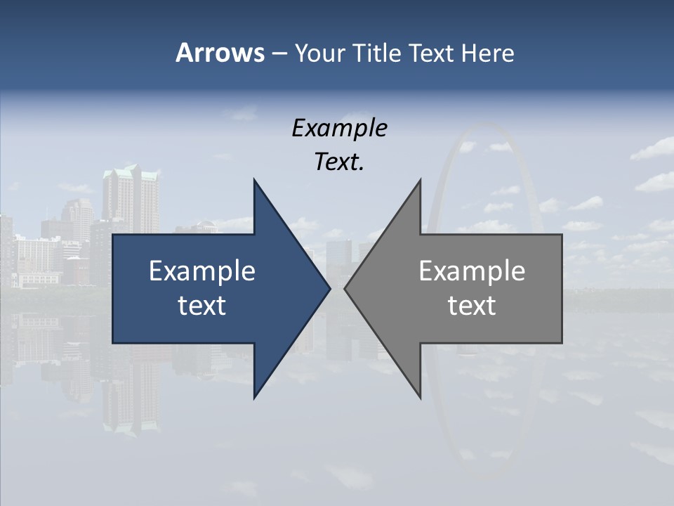 Reflection Commercial District PowerPoint Template