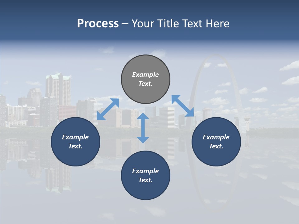 Reflection Commercial District PowerPoint Template