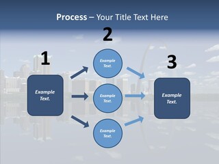 Reflection Commercial District PowerPoint Template