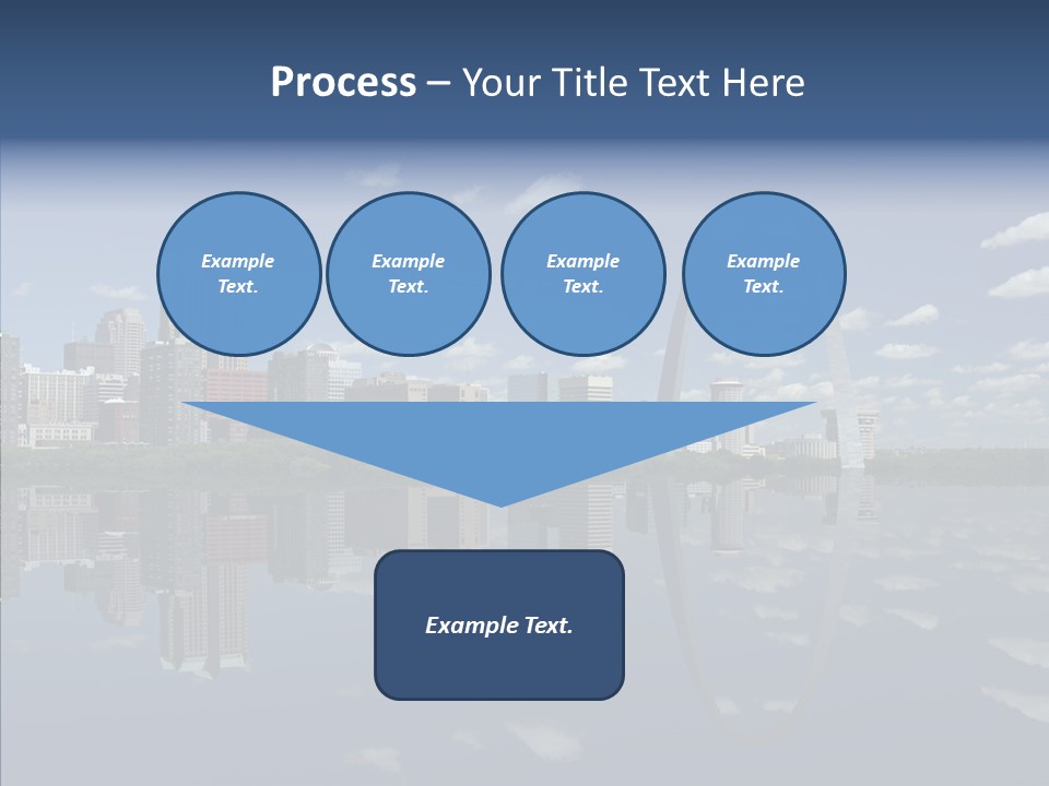 Reflection Commercial District PowerPoint Template
