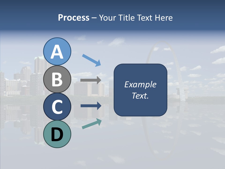 Reflection Commercial District PowerPoint Template