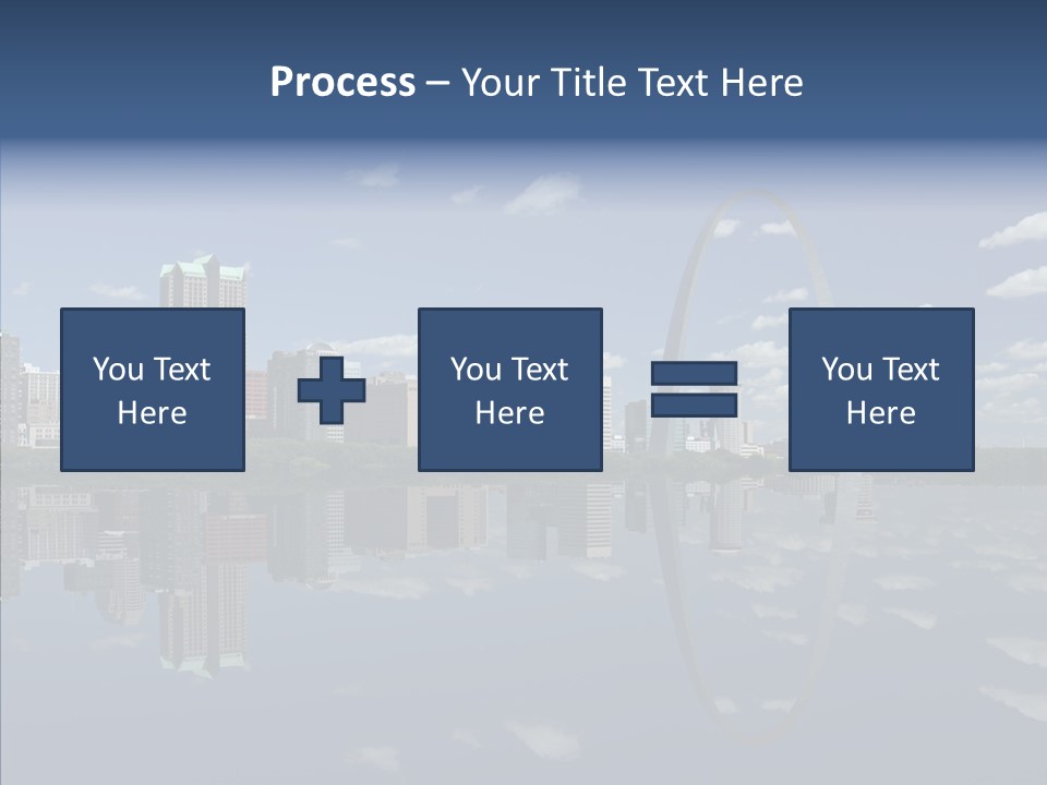 Reflection Commercial District PowerPoint Template