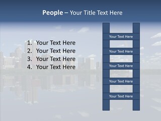 Reflection Commercial District PowerPoint Template