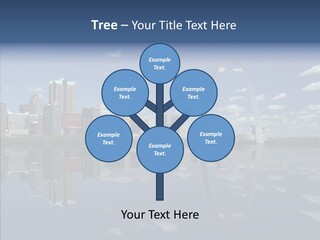 Reflection Commercial District PowerPoint Template