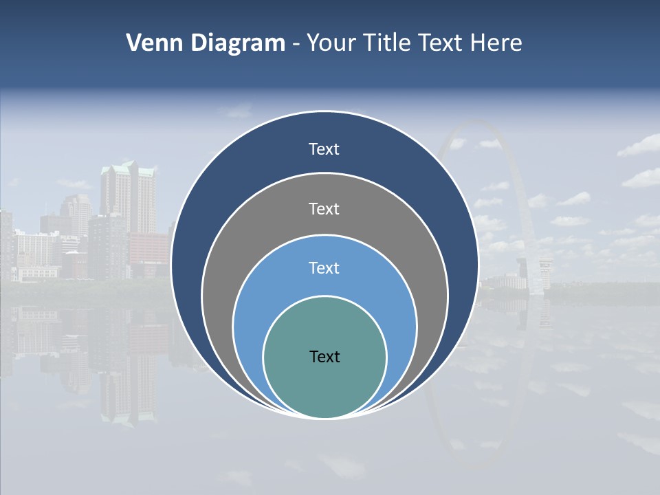 Reflection Commercial District PowerPoint Template