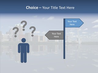 Reflection Commercial District PowerPoint Template