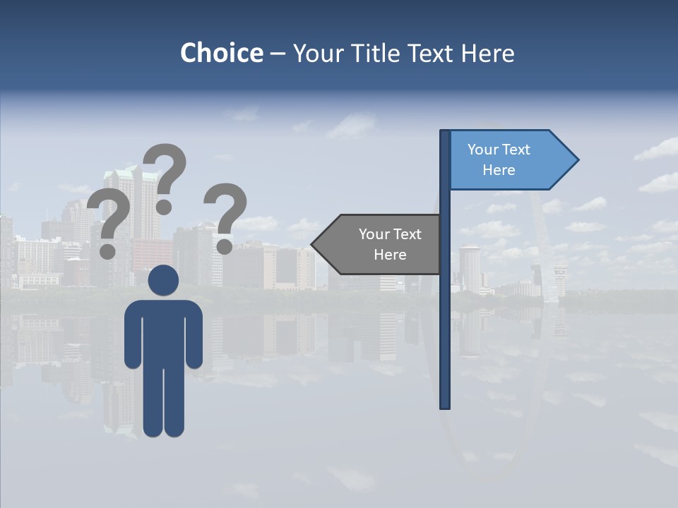 Reflection Commercial District PowerPoint Template