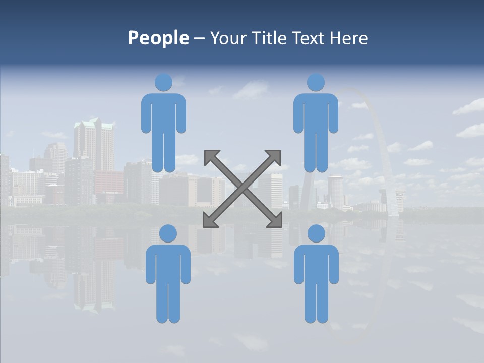 Reflection Commercial District PowerPoint Template