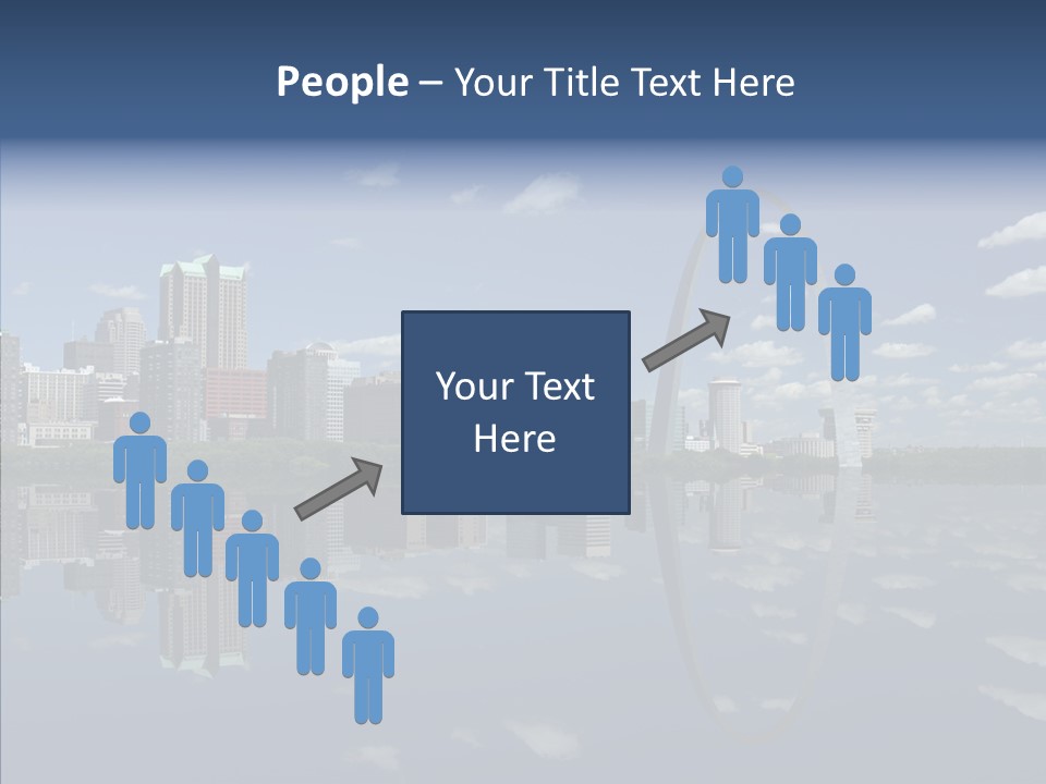 Reflection Commercial District PowerPoint Template