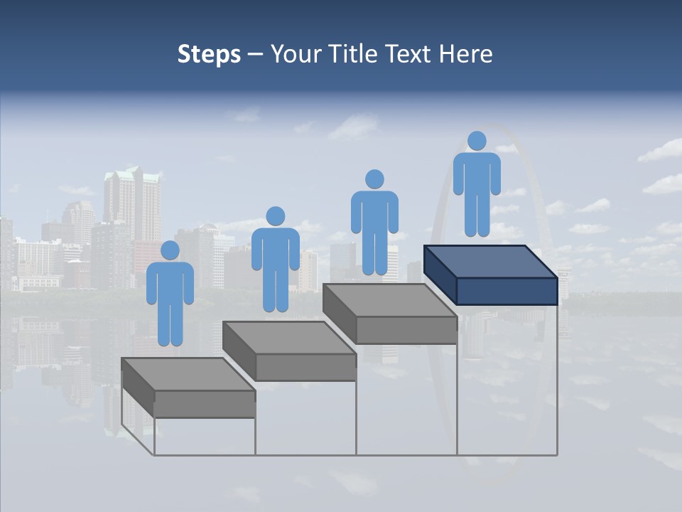 Reflection Commercial District PowerPoint Template
