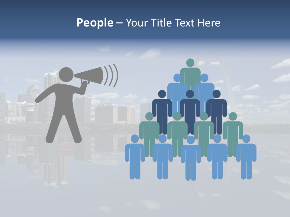 Reflection Commercial District PowerPoint Template