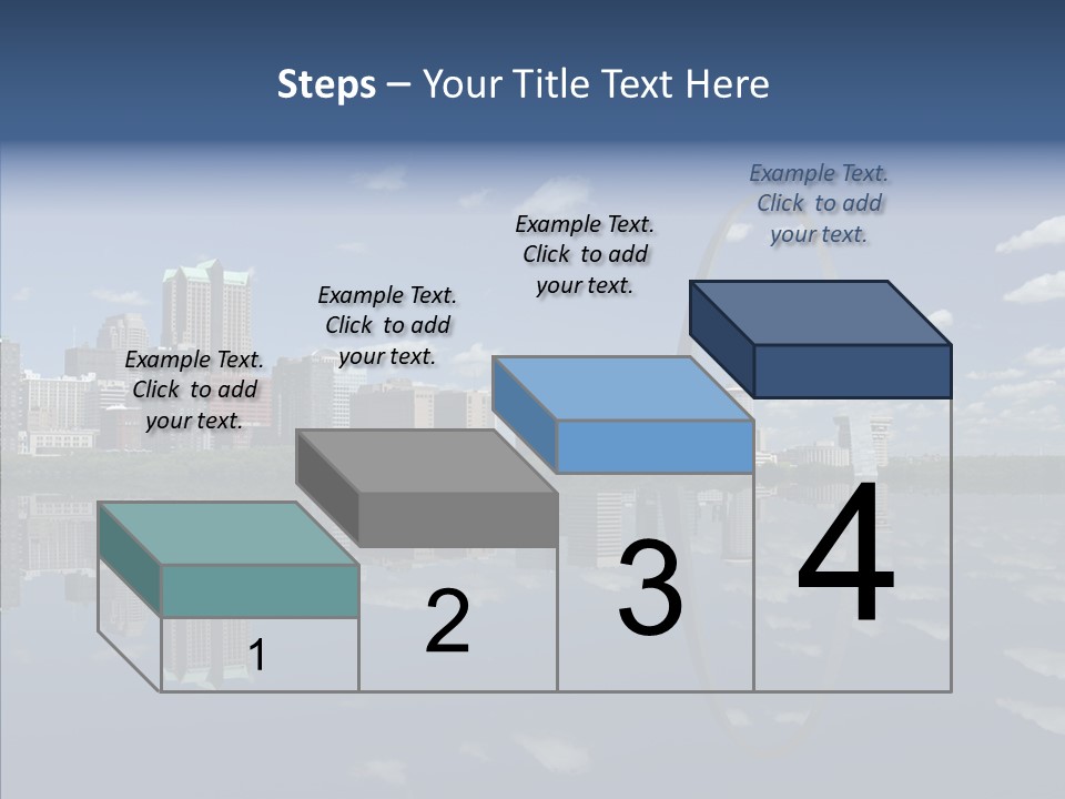 Reflection Commercial District PowerPoint Template