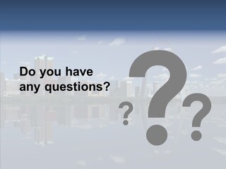 Reflection Commercial District PowerPoint Template